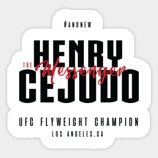 Henry Cejudo The Messenger Sticker